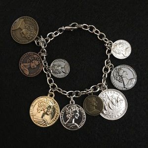 Australian half penny bracelet
